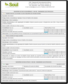 Documentação de segurança do trabalho Documentação de segurança do trabalho
